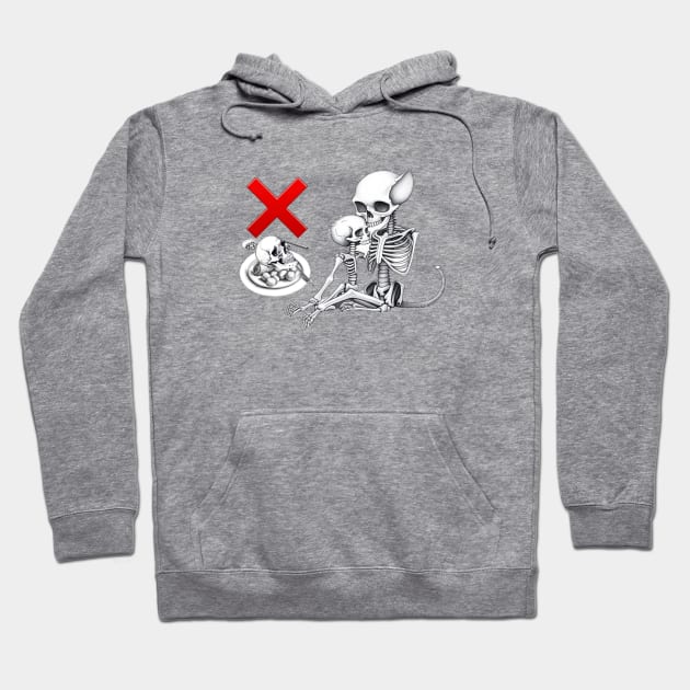 skeleton meme Hoodie by  art white